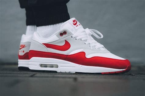 nike air rot größe 45 sommer 2018|Nike Air Max 1 Anniversary rot (Neuauflage 2017/2018) Größe 45.